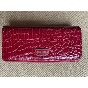FOLLI FOLLIE red, REHAB crocodile-embossed wallet